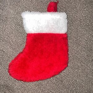🎄 Baby First Christmas Stocking – Red & White – NWOT ❤️